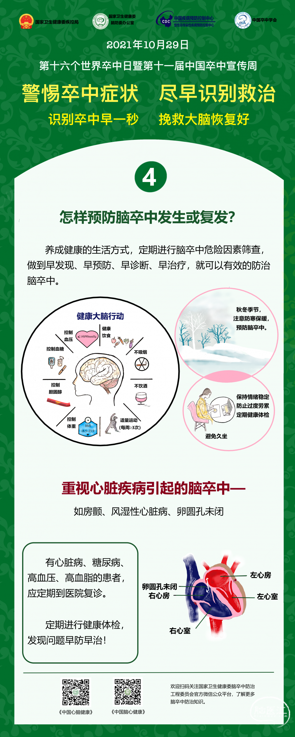 2021年世界卒中日暨第11届中国卒中宣传周正式启动