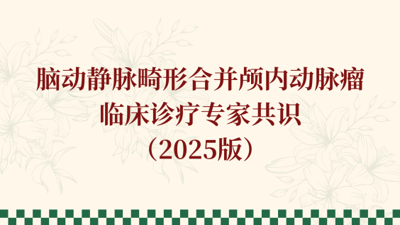 脑动静脉畸形合并颅内动脉瘤临床诊疗专家共识（2025版）