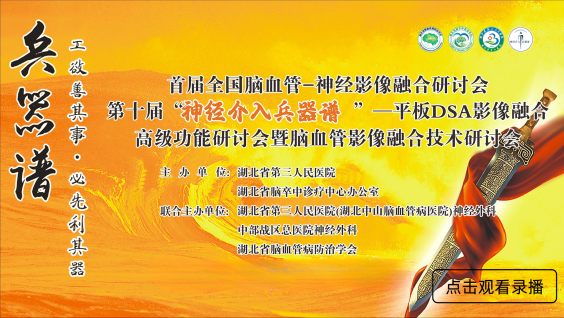 首届全国脑血管-神经影像融合研讨会 第十届“神经介入兵器谱”——平板DSA影像融合高级功能研讨会暨脑血管影像融合技术研讨会