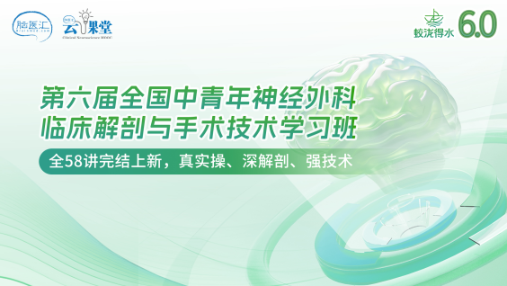 第六届全国中青年神经外科临床解剖与手术技术学习班-“蛟龙得水”6.0线上学习班